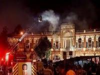 آتش سوزی میدان حسن آباد