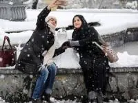 برف در تهران