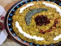 نوعی آش از غذای محلی ناریجه