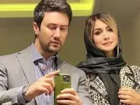 شاهرخ استخری و همسرش
