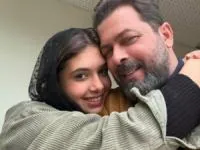 پژمان بازغی و دخترش