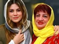 ناهید مسلمی و دخترش