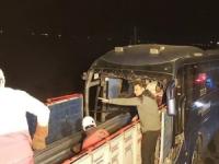 تصادف اتوبوس و تریلی