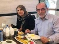 مهرداد فلاحتگر و همسرش