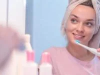 پس از مسواک زدن