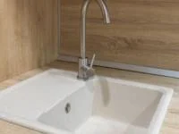 تمیز کردن سینک آشپزخانه