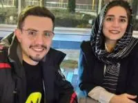 امیر کاظمی و همسرش