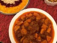 دستور پخت خورش به آلو