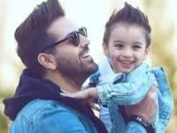 عماد طالب زاده و پسرش