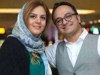 احسان کرمی و همسرش