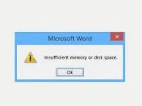 insufficient memory