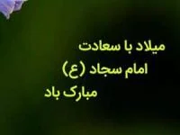 ولادت امام سجاد