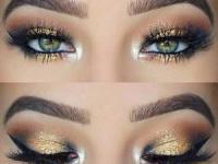آرایش چشم طلایی
