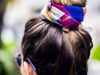 بستن مو با روسری