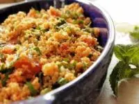 سالاد بلغور مدیترانه ای
