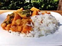 خوراک لوبیا سفید
