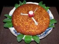 ته چین گوجه و بادمجان