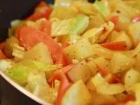 خوراک سیب زمینی و هویج