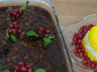 خورش انار و بادمجان
