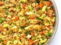 برنج چینی با میگو