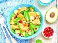 سالاد اسفناج با نارنگی