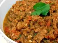 سالاد گوجه و بادمجان مراکشی