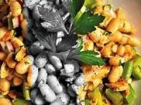خوراک کرفس لوبیا