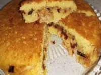 ته چین مرغ و بادمجان