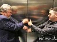 گير كردن در آسانسور