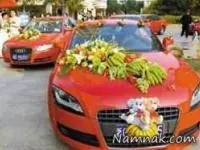 تزئین ماشین عروس