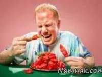 مسابقه خوردن تندترین فلفل