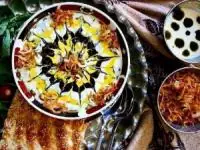تزیین آش رشته