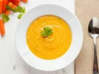سوپ هویج و تره فرنگی