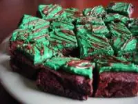 براونی با رویه شکلاتی سبز
