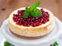چیز کیک انار