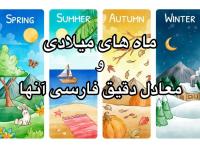 ماه های میلادی