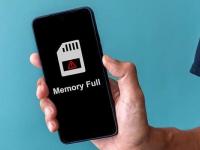 علامت memory full روی موبایل