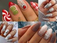 طرح ناخن کریسمس