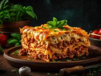 لازانیا با سس بشامل