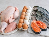 مرغ و ماهی و تخم مرغ