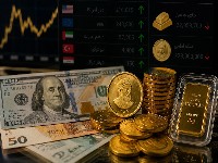 طلا، سکه، دلار