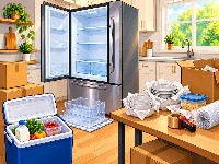 بسته بندی وسایل فریزر برای اسباب کشی