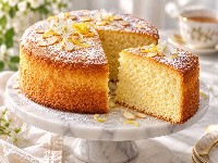 کیک شیر اسفنجی