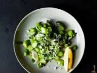 مارچوبه با سیر تازه و ترب کوهی