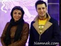 جواد عزتی و همسرش