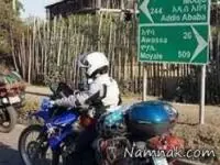 مهسا همایونفر موتور سوار