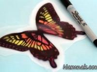 کاردستی پروانه