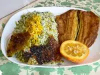 سبزی پلو با ماهی