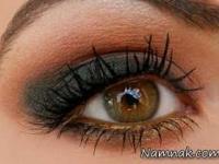 آموزش آرایش چشم قهوه ای
