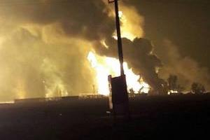 انفجار مخزن آمونیاک